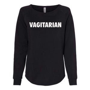 Vagitarian Funny Womens California Wash Sweatshirt