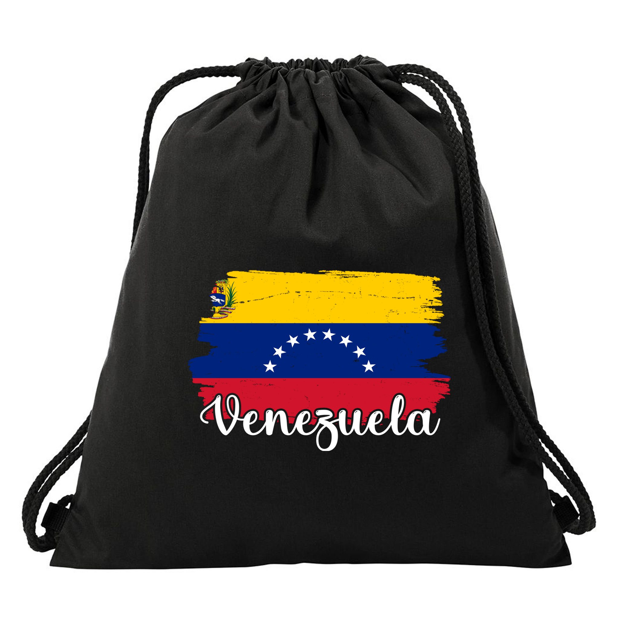 Venezuela Flag Drawstring Bag