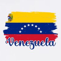 Venezuela Flag Cooling Performance Crew T-Shirt