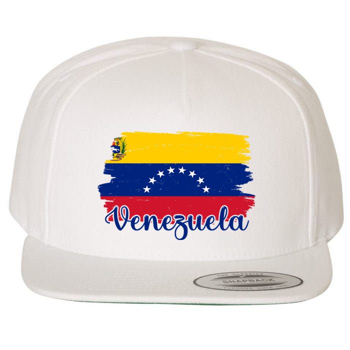 Venezuela Flag Wool Snapback Cap