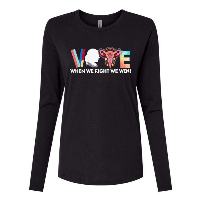 Vote Feminist Voting Inspirational President Kamalaharris Womens Cotton Relaxed Long Sleeve T-Shirt