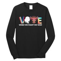 Vote Feminist Voting Inspirational President Kamalaharris Long Sleeve Shirt