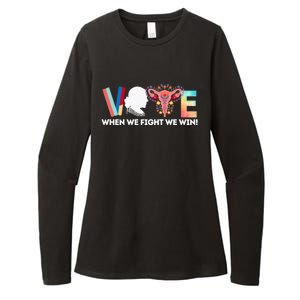 Vote Feminist Voting Inspirational President Kamalaharris Womens CVC Long Sleeve Shirt