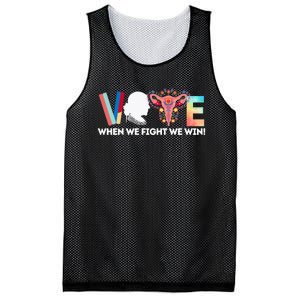 Vote Feminist Voting Inspirational President Kamalaharris Mesh Reversible Basketball Jersey Tank