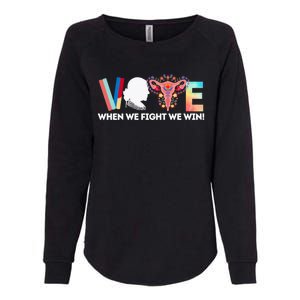 Vote Feminist Voting Inspirational President Kamalaharris Womens California Wash Sweatshirt