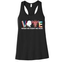 Vote Feminist Voting Inspirational President Kamalaharris Women's Racerback Tank