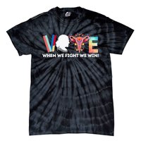 Vote Feminist Voting Inspirational President Kamalaharris Tie-Dye T-Shirt