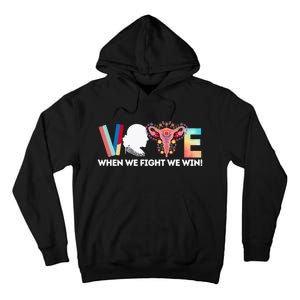 Vote Feminist Voting Inspirational President Kamalaharris Tall Hoodie