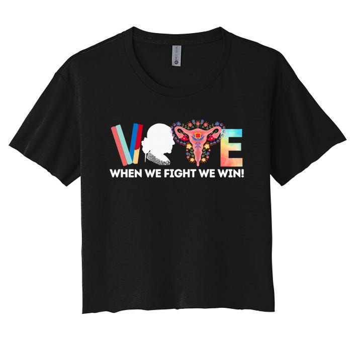 Vote Feminist Voting Inspirational President Kamalaharris Women's Crop Top Tee