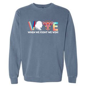 Vote Feminist Voting Inspirational President Kamalaharris Garment-Dyed Sweatshirt