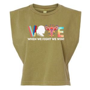 Vote Feminist Voting Inspirational President Kamalaharris Garment-Dyed Women's Muscle Tee