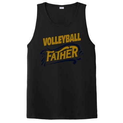 Volleyball Father Volleyball Player Gift PosiCharge Competitor Tank