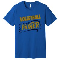 Volleyball Father Volleyball Player Gift Premium T-Shirt