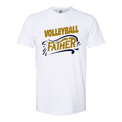 Volleyball Father Volleyball Player Gift Softstyle CVC T-Shirt