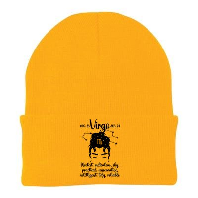 Virgo Facts Virgo Zodiac Sign Virgo Birthday Virgo Horoscope Great Gift Knit Cap Winter Beanie