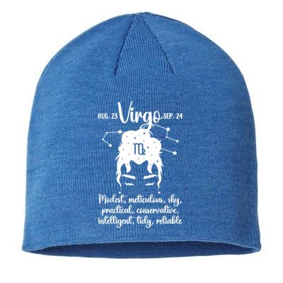 Virgo Facts Virgo Zodiac Sign Virgo Birthday Virgo Horoscope Great Gift Sustainable Beanie