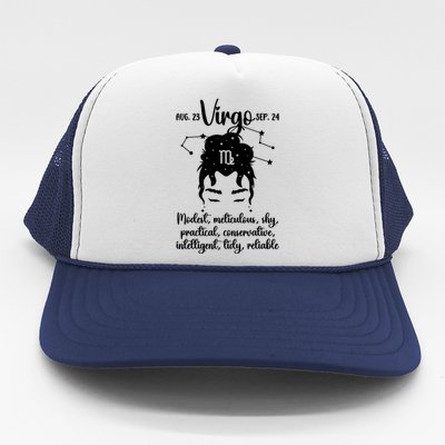 Virgo Facts Virgo Zodiac Sign Virgo Birthday Virgo Horoscope Great Gift Trucker Hat