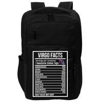 Virgo Facts Virgo Zodiac Sign Virgo Horoscope Cool Gift Impact Tech Backpack