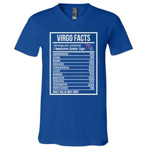 Virgo Facts Virgo Zodiac Sign Virgo Horoscope Cool Gift V-Neck T-Shirt