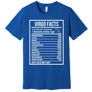 Virgo Facts Virgo Zodiac Sign Virgo Horoscope Cool Gift Premium T-Shirt