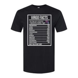 Virgo Facts Virgo Zodiac Sign Virgo Horoscope Cool Gift Softstyle CVC T-Shirt