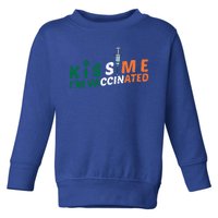 Vaccinated Fun Vaccination Irish Gift I Pro Shot Vaccines Gift Toddler Sweatshirt