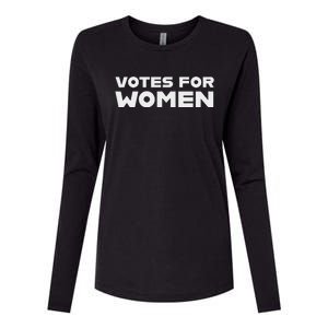 Votes For Women Feminist History And Equality Womens Cotton Relaxed Long Sleeve T-Shirt