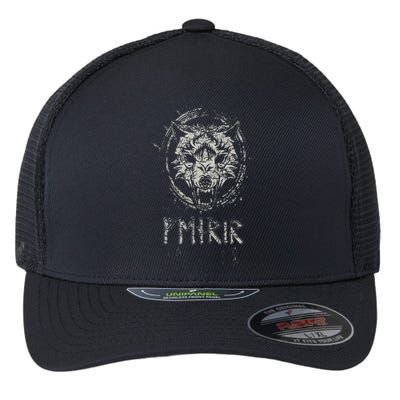 Viking Fenrir Wolf Chains Fights Odin In Ragnarok Flexfit Unipanel Trucker Cap