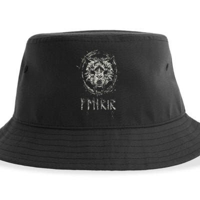 Viking Fenrir Wolf Chains Fights Odin In Ragnarok Sustainable Bucket Hat