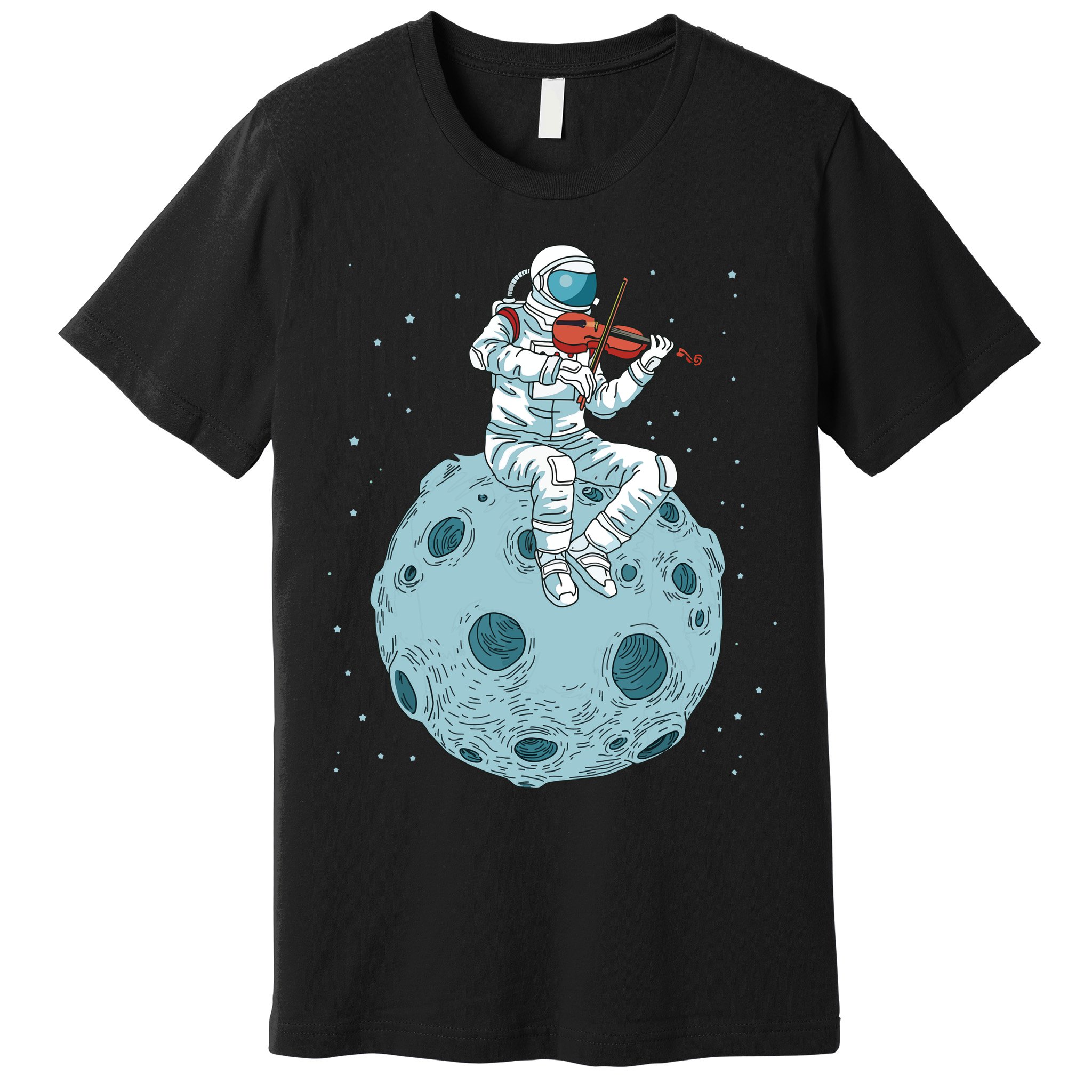 Violin Fiddle Women Violin Gift Men Viola Premium T-Shirt
