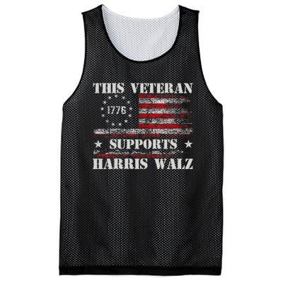 Veterans For Walz 2024 Election Mesh Reversible Basketball Jersey Tank