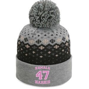 Varsity First Woman President Harris 2024 Kamala Harris 47 The Baniff Cuffed Pom Beanie