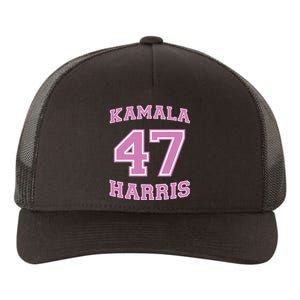 Varsity First Woman President Harris 2024 Kamala Harris 47 Yupoong Adult 5-Panel Trucker Hat