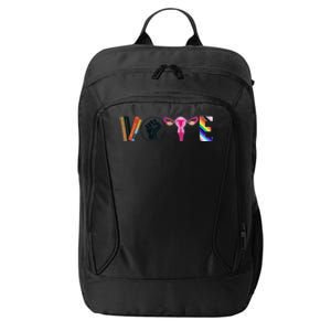 Vote Feminist Women's Rights Femi Book Symbol City Backpack