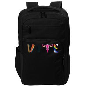 Vote Feminist Women's Rights Femi Book Symbol Impact Tech Backpack