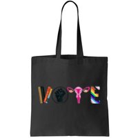 Vote Feminist Women's Rights Femi Book Symbol Tote Bag