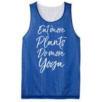 Vegan Fitness Workout Gift Cute Eat More Plants Do More Yoga Great Gift Mesh Reversible Basketball Jersey Tank