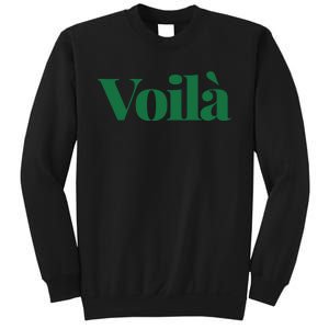 Voilà French Word Sweatshirt