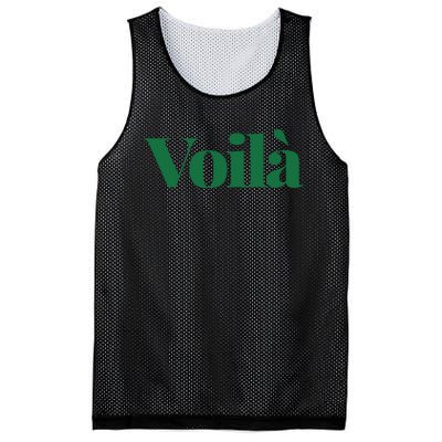 Voilà French Word Mesh Reversible Basketball Jersey Tank