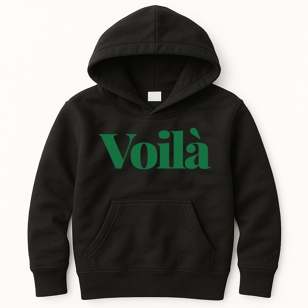 Voilà French Word Kids Hoodie
