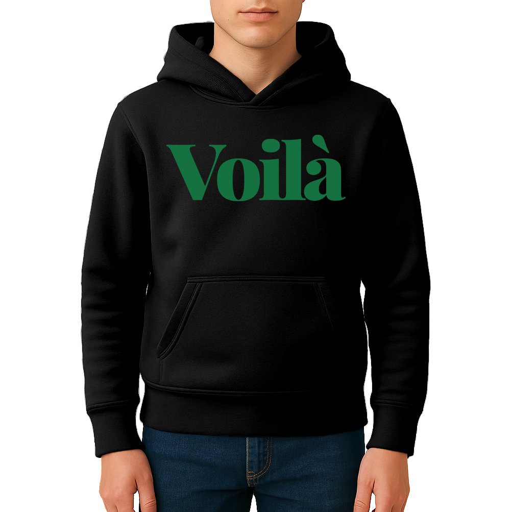 Voilà French Word Kids Hoodie