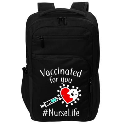 Vaccinated For You #NurseLife Impact Tech Backpack