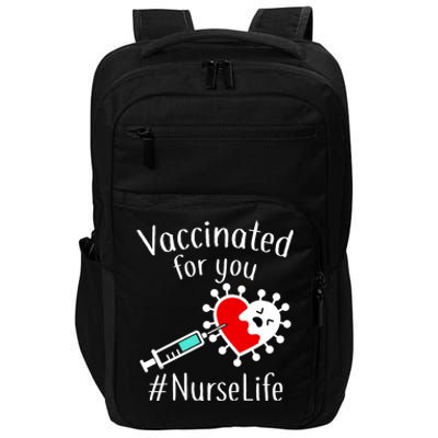 Vaccinated For You #NurseLife Impact Tech Backpack