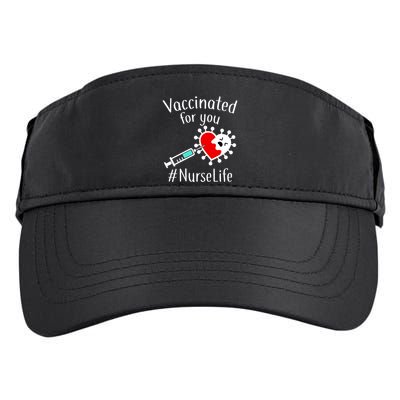 Vaccinated For You #NurseLife Adult Drive Performance Visor