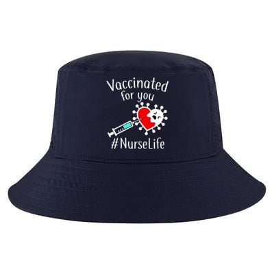 Vaccinated For You #NurseLife Cool Comfort Performance Bucket Hat