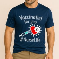 Vaccinated For You #NurseLife Cooling Performance Crew T-Shirt