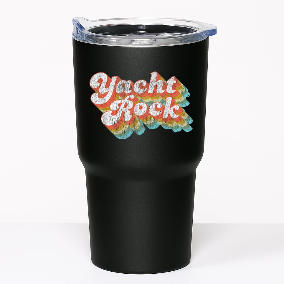 Vintage Fade Yacht Rock Party Boat Drinking Tumbler