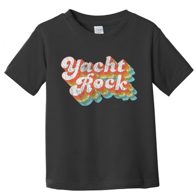 Vintage Fade Yacht Rock Party Boat Drinking Toddler T-Shirt