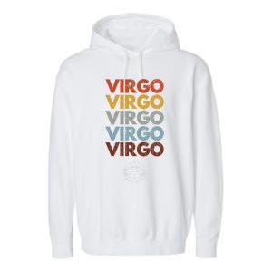 Virgo Funny Zodiac Graphic Gift Garment-Dyed Fleece Hoodie