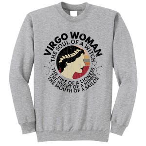 Virgo Funny Zodiac Sign Graphic Gift Tall Sweatshirt